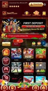 Hot77 Game Download (Best Earning App Free For) Android 2026 6